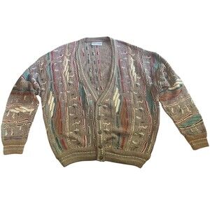 Vintage Carlo Alberto Sweater Mens XL Coogi Knit 90s Australia Pullover Jumper